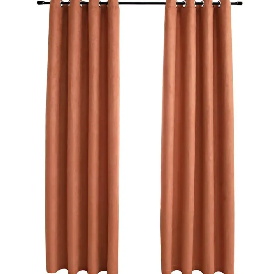 vidaXL - Gordijn - Taupe - Stof