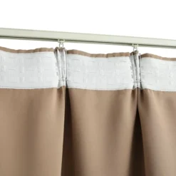 vidaXL - Gordijn - Taupe - Stof - 140 x 245 cm