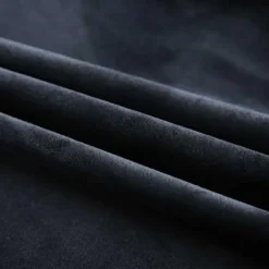 vidaXL - Gordijn verduisterend met haken - Zwart - Fluweel - 290 x 245 cm