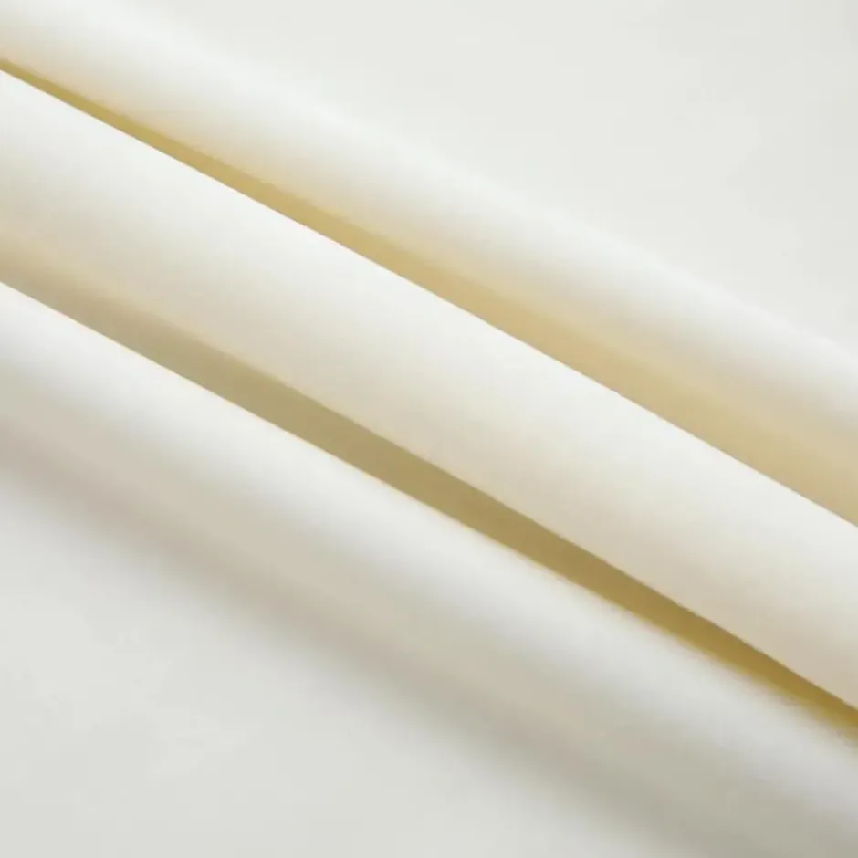 vidaXL - Gordijn verduisterend met haken - Crème - Fluweel - 290 x 245 cm