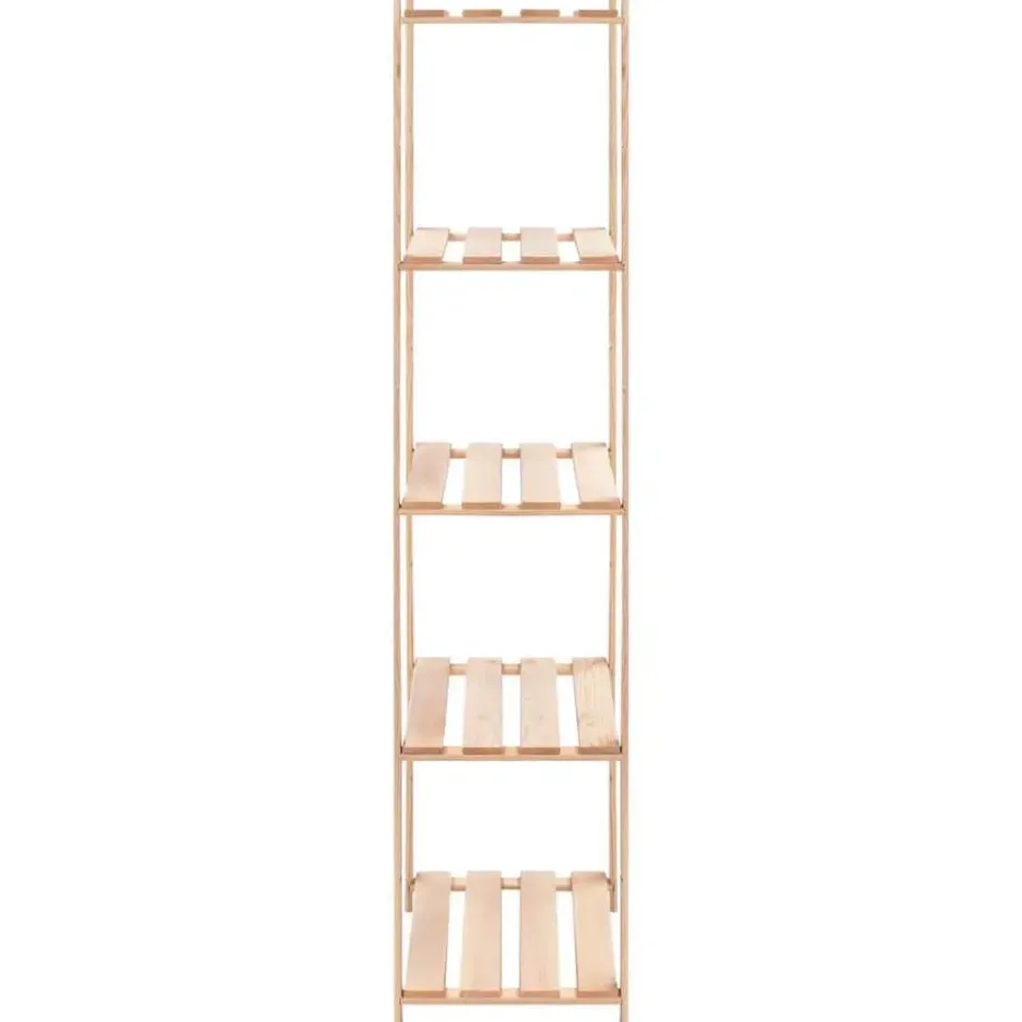 vidaXL - Grenenhouten Opbergrek 5-Laags 250 kg Opbergkast - 3 Stuks