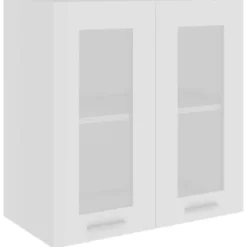 vidaXL - Hangkast Lyon - Wit - Bewerkt hout - 60x31x60 cm