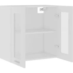 vidaXL - Hangkast Lyon - Wit - Bewerkt hout - 60x31x60 cm