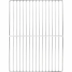 vidaXL - Hittebestendig Rooster 40 x 30 cm Zilver Roestvrijstaal