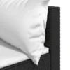 vidaXL - Hoekbank - Zwart - Poly rattan