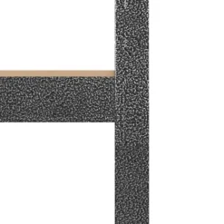 vidaXL - Hoekrek robuust 5-laags staal en bewerkt hout grijs opbergrek