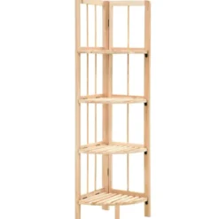 vidaXL - Hoekschap - Beige - Hout