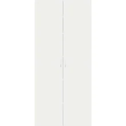 vidaXL - Hoge Schoenenkast met 6 planken 12 paar - Wit - 80x35,5x180 cm