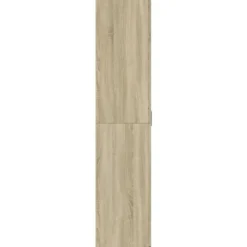 vidaXL - Hoge Schoenenkast met 7 lagen en 2 deuren - Sonoma eiken - 80x39x178 cm