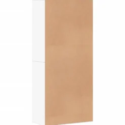 vidaXL - Hoge Schoenenkast met 7 planken en 2 deuren - Wit - 80x39x178 cm