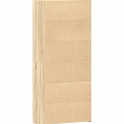 vidaXL - Hoge Schoenenkast met 6 planken 12 paar - Sonoma eiken - 80x35,5x180 cm