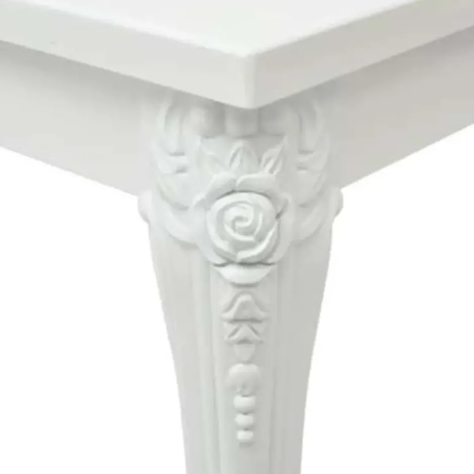 vidaXL - Hoogglans Eetkamertafel - Wit - MDF - 116 x 66 x 76 cm