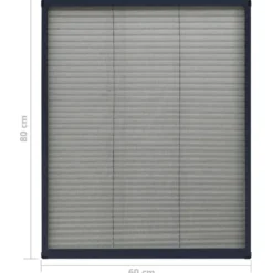 vidaXL - Hor - Antraciet - Glasvezel - 60 x 80 cm