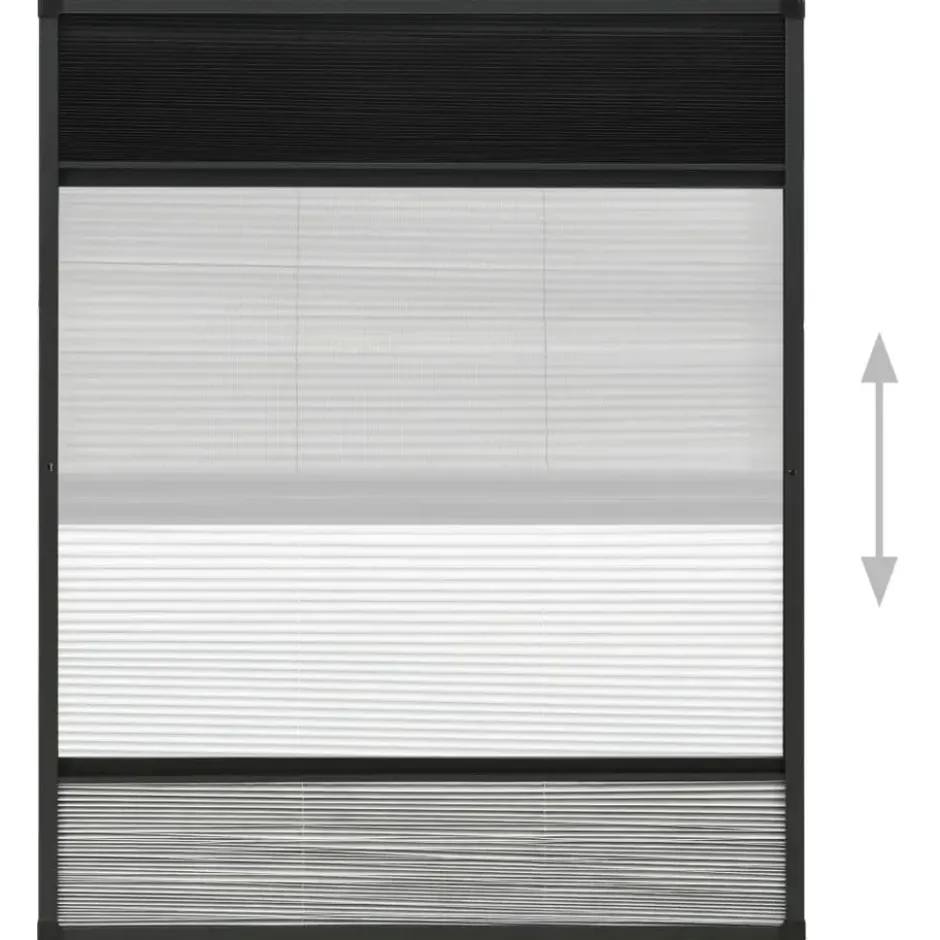 vidaXL - Hor - Antraciet - Glasvezel - 60 x 80 cm