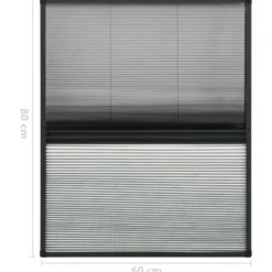 vidaXL - Hor - Antraciet - Glasvezel - 60 x 80 cm