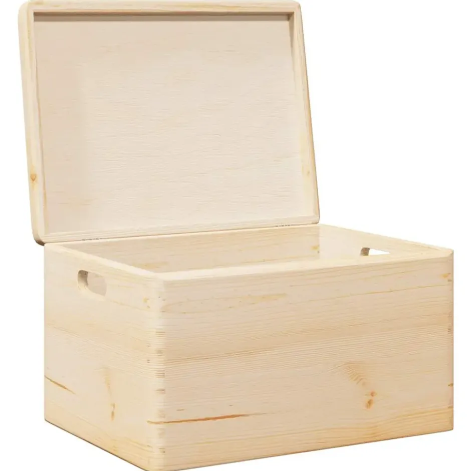 vidaXL - Houten Kist - Bruin - Grenenhout - 40 x 30 x 23 cm
