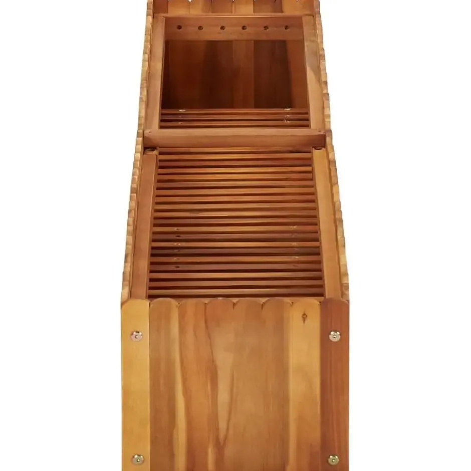 vidaXL - Houten Plantenbak - Bruin - Hout - 150 x 30 x 25 cm