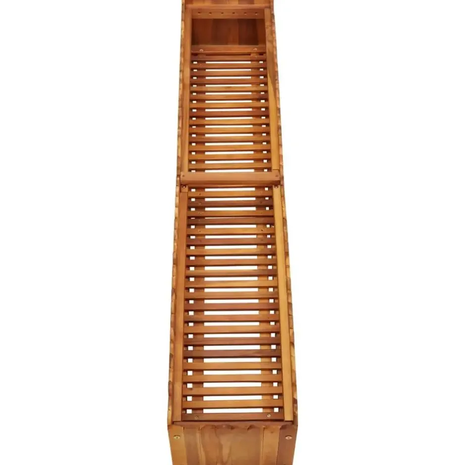 vidaXL - Houten Plantenbak - Bruin - Hout - 150 x 30 x 25 cm