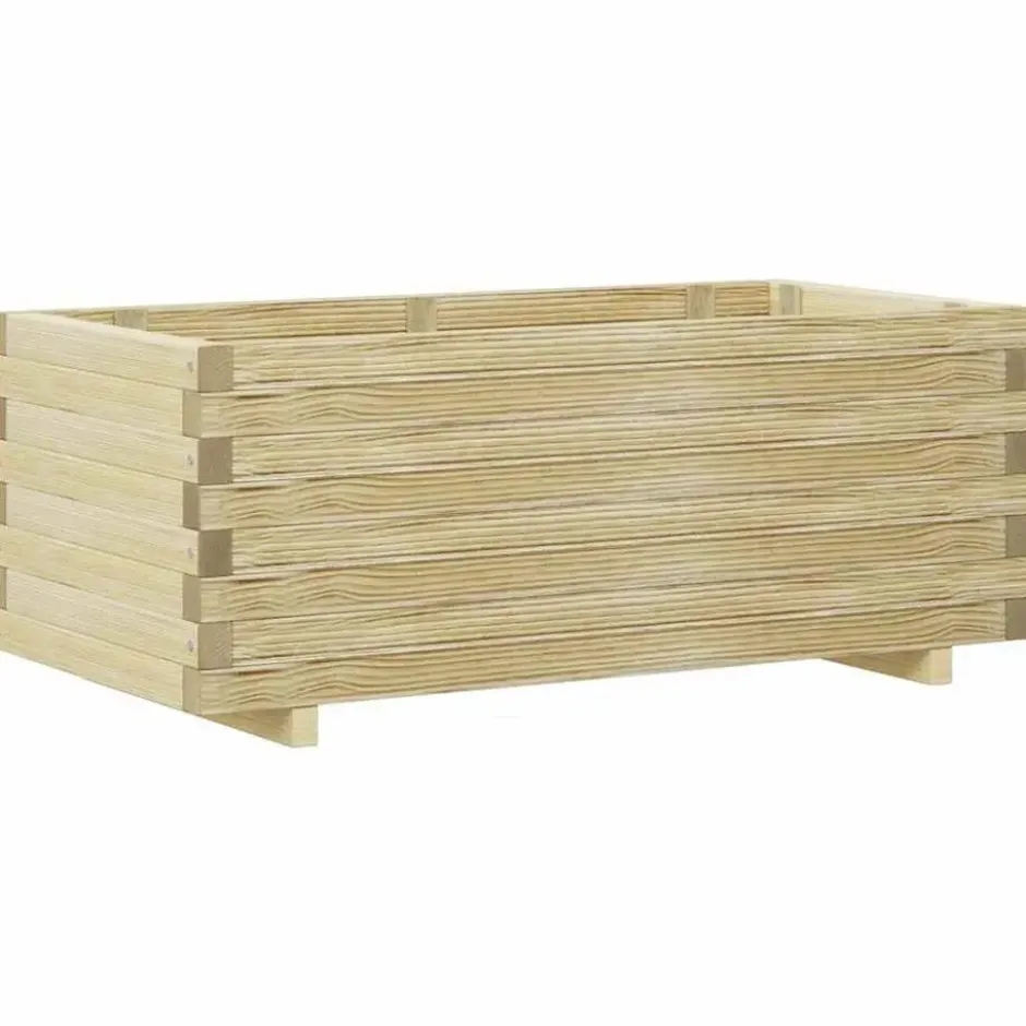 vidaXL - Houten Plantenbak - Bruin - Hout