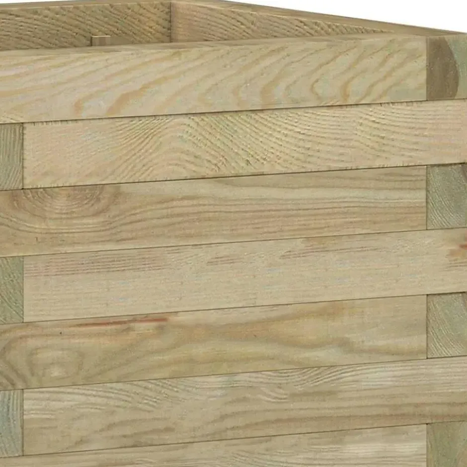 vidaXL - Houten Plantenbak - Bruin - Hout