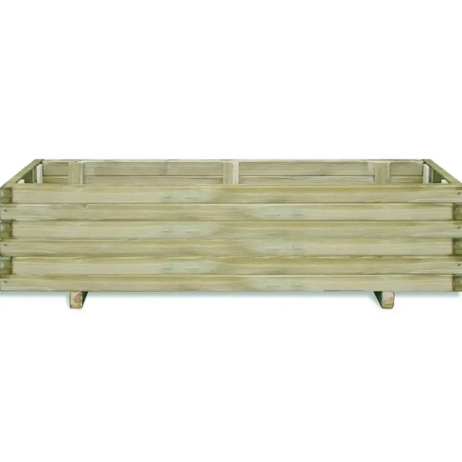vidaXL - Houten Plantenbak - Bruin - Hout - 120 x 40 x 30 cm