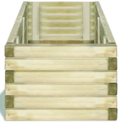 vidaXL - Houten Plantenbak - Bruin - Hout - 120 x 40 x 30 cm