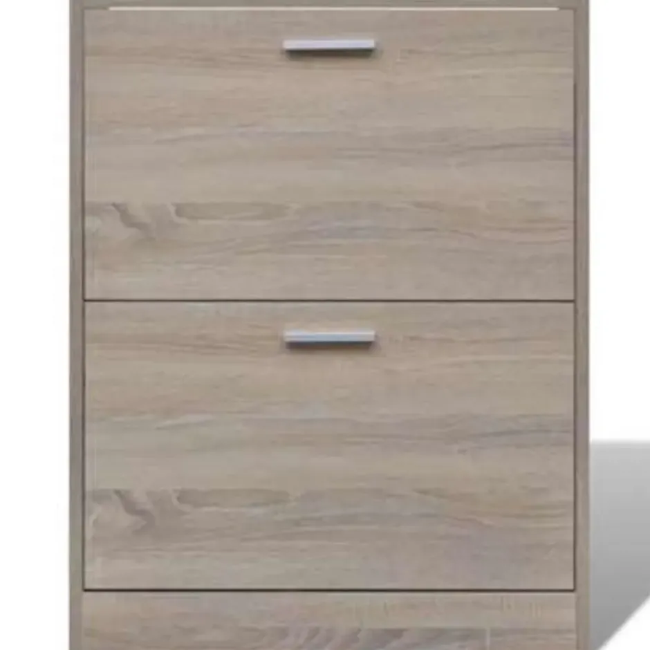vidaXL - Houten Schoenenkast - Bruin - Hout