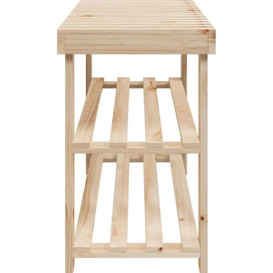 vidaXL - Houten Schoenenkast - Bruin - Hout