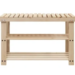 vidaXL - Houten Schoenenkast - Bruin - Hout