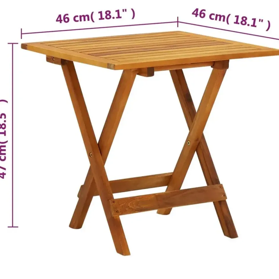 vidaXL - Houten Tafel - Bruin - Hout