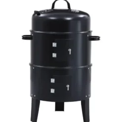 vidaXL - Houtskoolgrill - Zwart - Staal - 40 x 80 cm