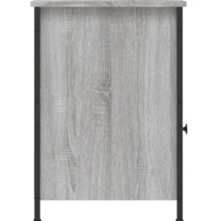 vidaXL - Industrieel Nachtkastjes - Grijs sonoma eiken - 40x42x60 cm - 2 st