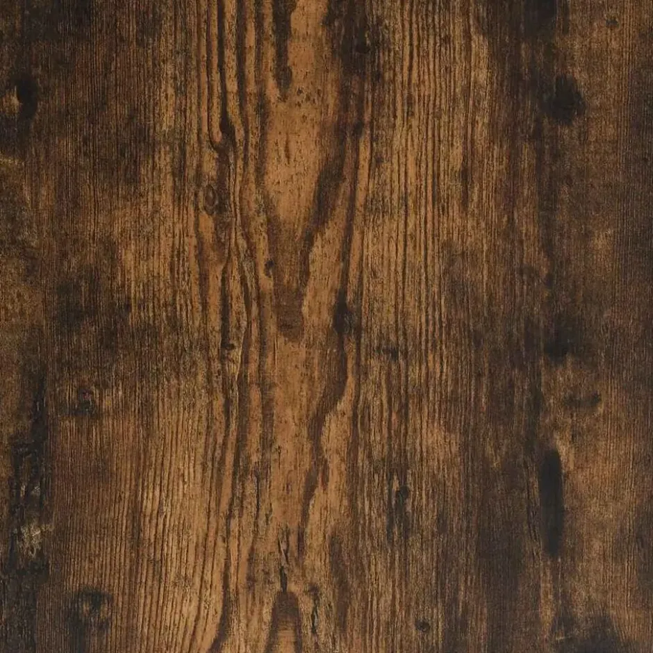 vidaXL - Industrieel TV-meubel met 4 vakken - Gerookt eiken - 122x34x41 cm