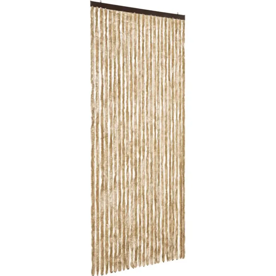 vidaXL - Insectengordijn - Beige - Polypropyleen - 100 x 220 cm