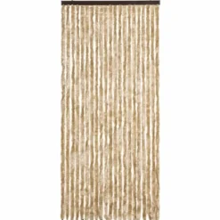 vidaXL - Insectengordijn - Beige - Polypropyleen - 90 x 220 cm