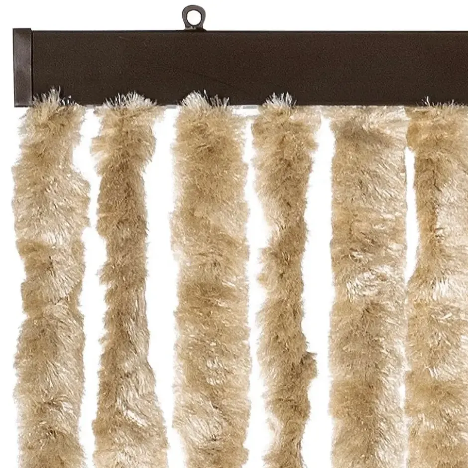vidaXL - Insectengordijn - Beige - Polypropyleen - 90 x 220 cm