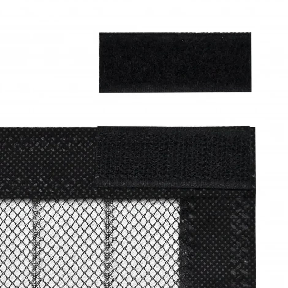 vidaXL - Insectengordijn - Zwart - Polyester - 210 x 100 cm
