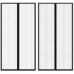 vidaXL - Insectengordijn - Zwart - Polyester - 210 x 100 cm