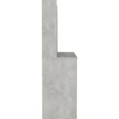 vidaXL - Kaptafel - Grijs - MDF