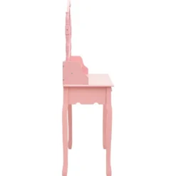 vidaXL - Kaptafel - Roze - Hout
