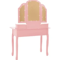 vidaXL - Kaptafel - Roze - Hout