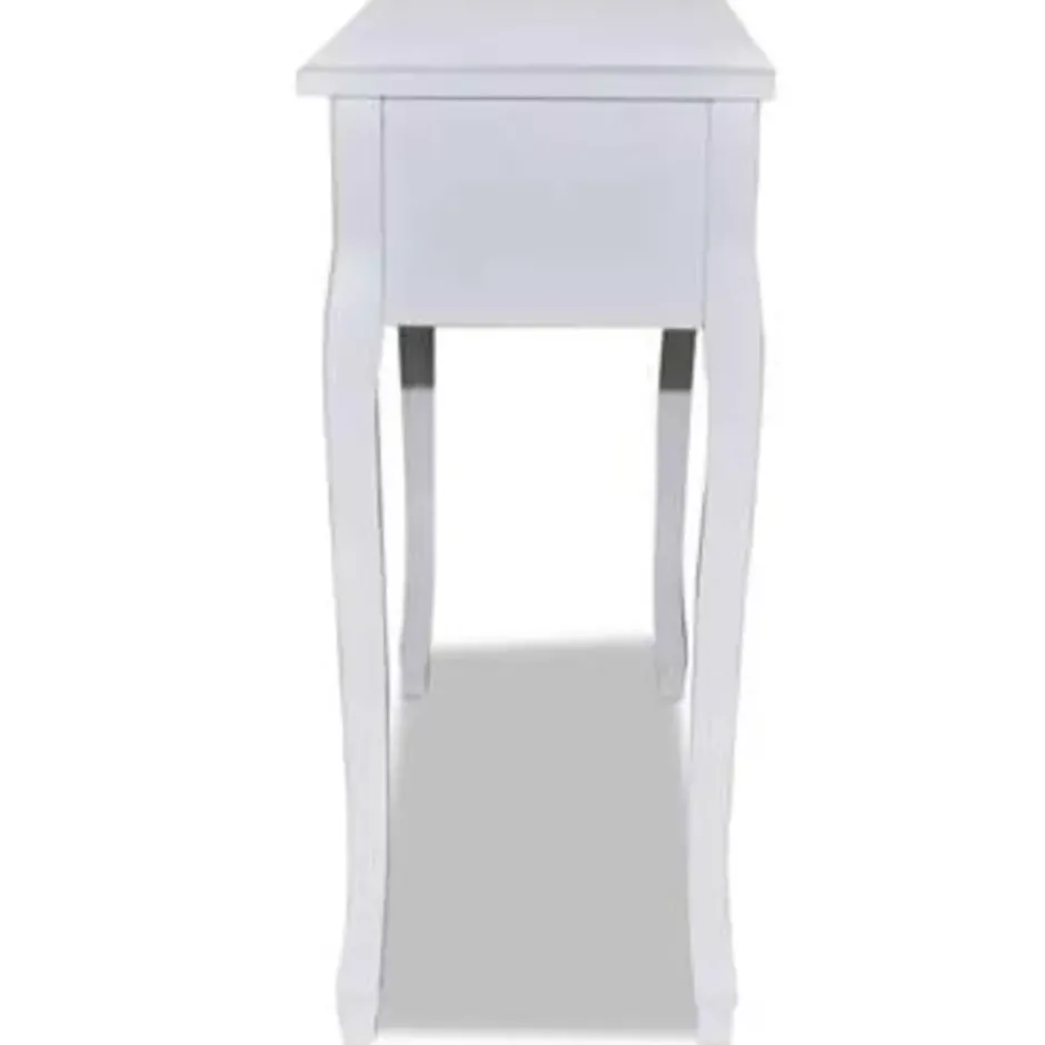 vidaXL - Kaptafel - Wit - Hout