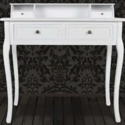 vidaXL - Kaptafel - Wit - Hout