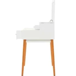 vidaXL - Kaptafel - Wit - MDF