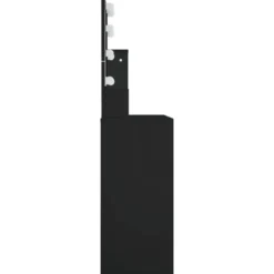 vidaXL - Kaptafel - Zwart - Bewerkt hout