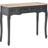 vidaXL - Kaptafel - Zwart - Hout