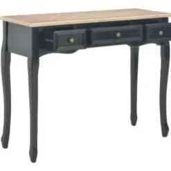 vidaXL - Kaptafel - Zwart - Hout