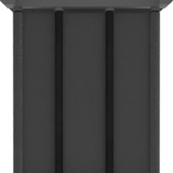 vidaXL - Kast met 6 vakken en grijs stof boxen - Grijs - 103x30x72.5 cm