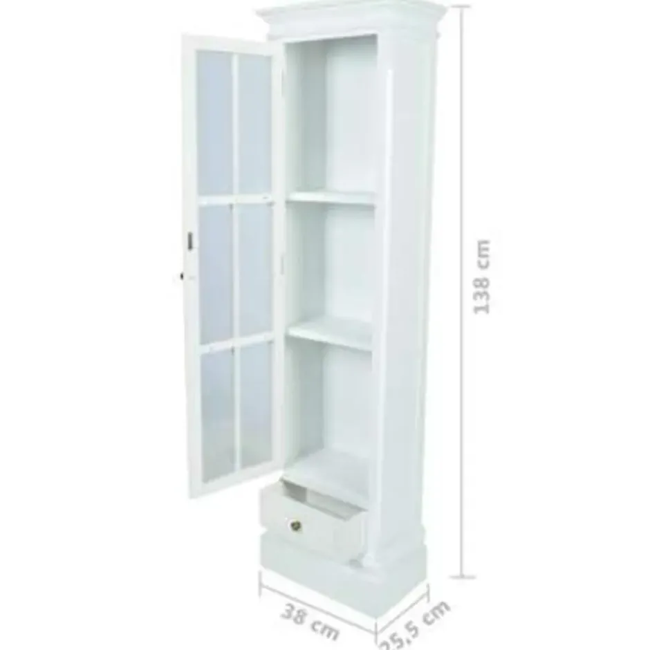 vidaXL - Kast - Wit - Hout