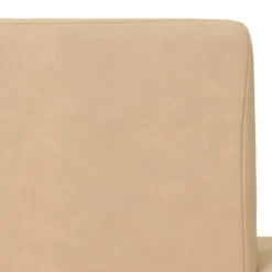 vidaXL Kinder slaapbank inklapbaar - Crème zacht pluche - 52x38x34 cm